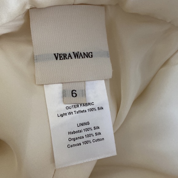 New Price!! Vera Wang Wedding Dress. Excellent condition. Worn once. Size 6. - Picture 7 of 14